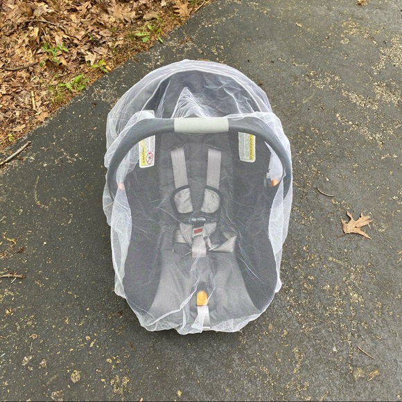 Baby Mosquito Netting for Stroller Car Seat White Newborn Outdoor Walk supplies - Picture 2 of 4